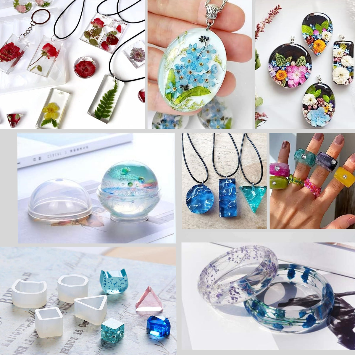 Diy Resin Diy Keychain Materials Resin Pendant Mold Resin Bead