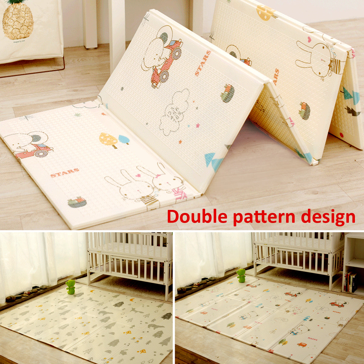 Folding baby best sale play mat