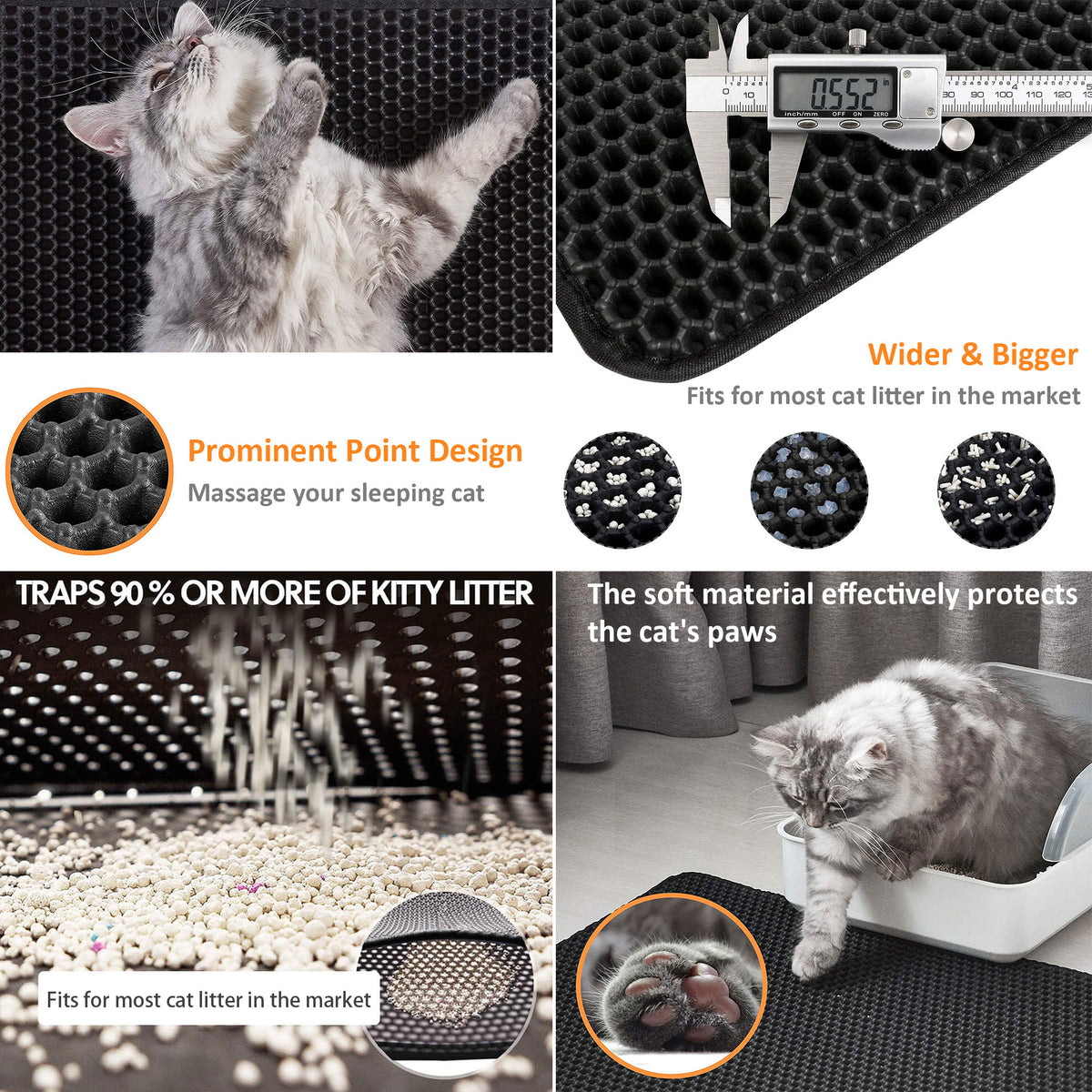 Litter Locker Cat Mat  Cat Grooming – Cat Cave Co
