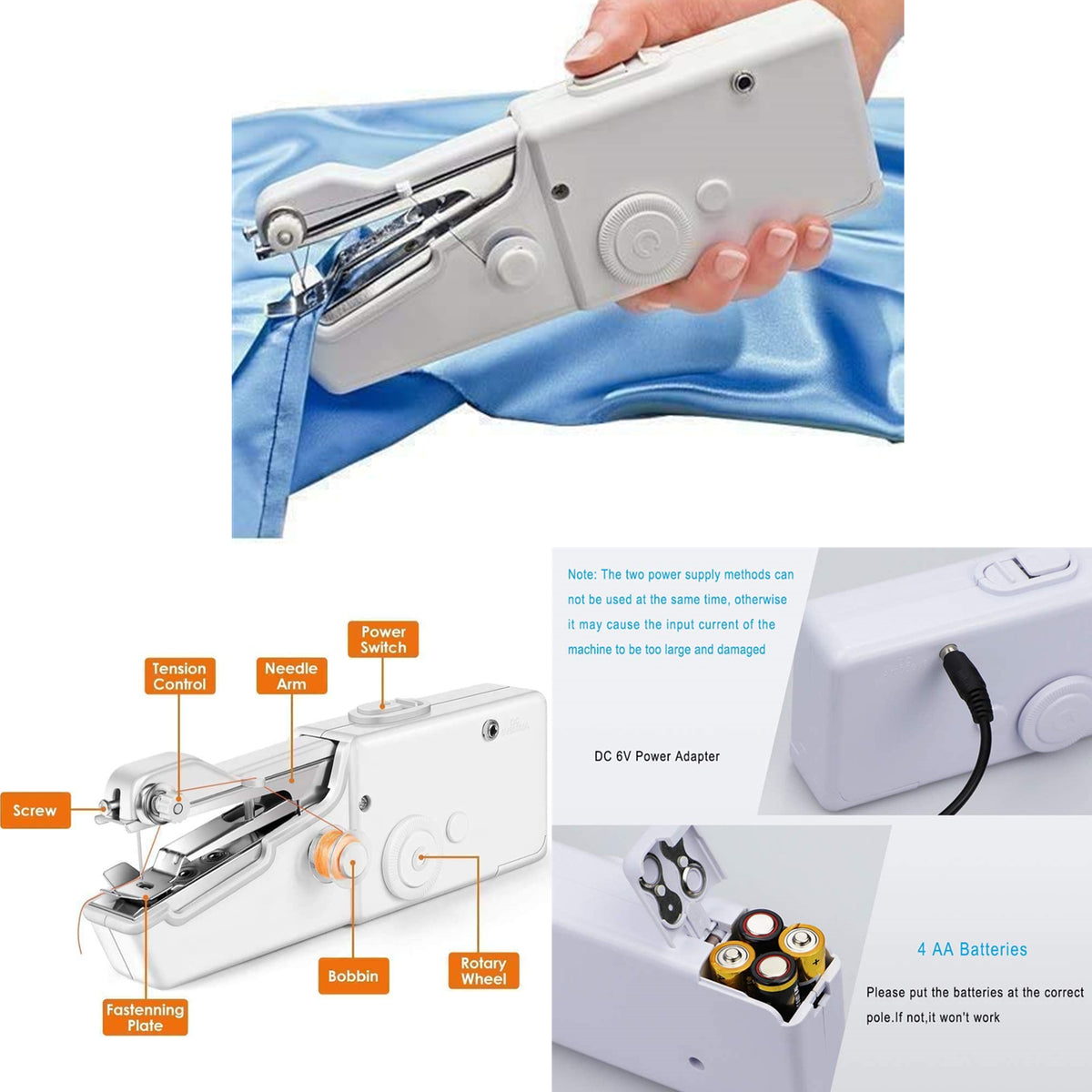 Cozium™ Handheld Sewing Machine