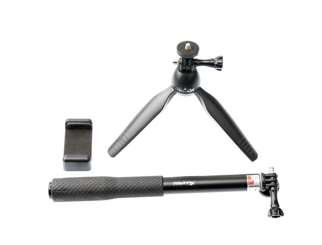 Selfie Tripod Stick Set For Mobile Phones And GoPro