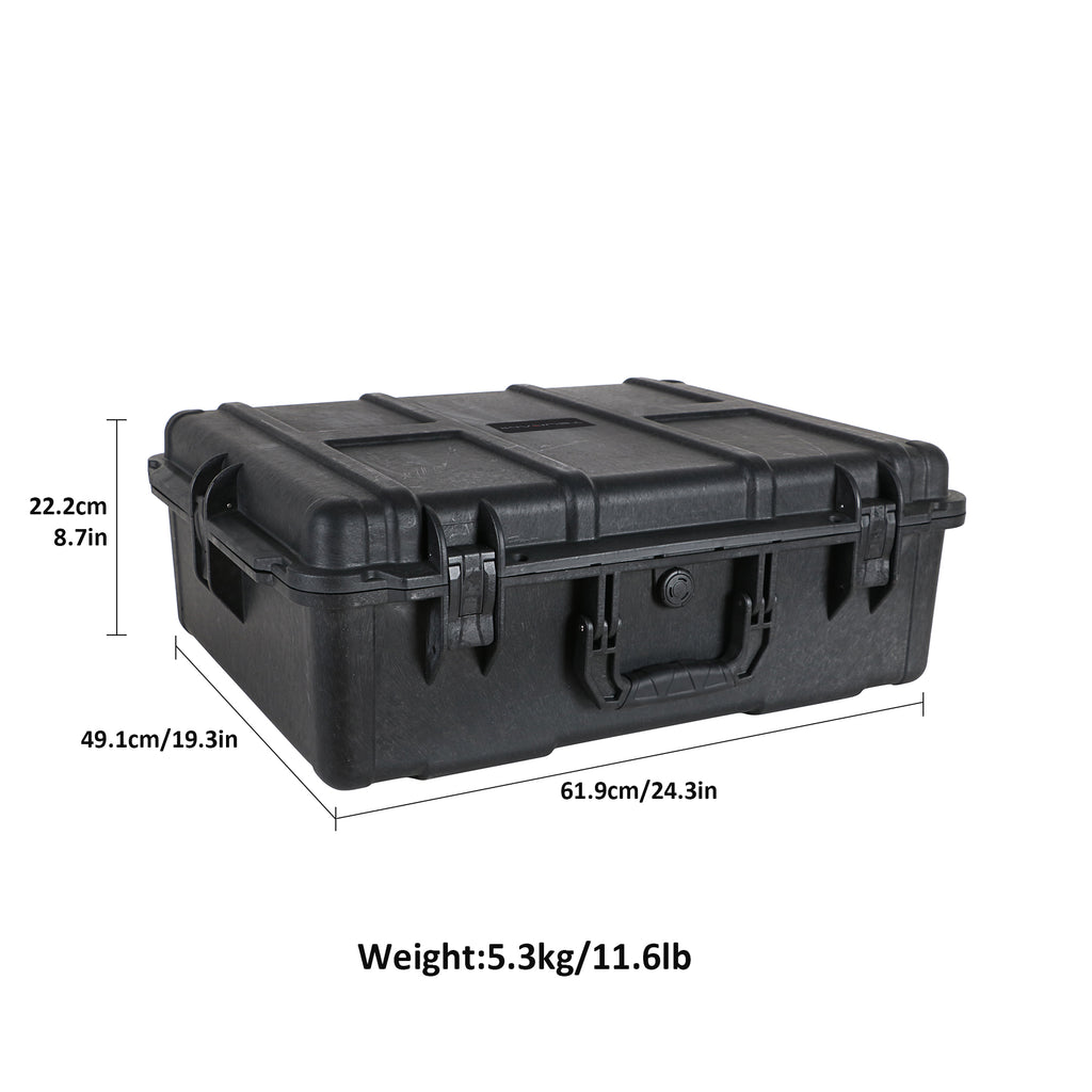 Waterproof Equipment Camera Hard Case Protective Storage Box 62x50cm