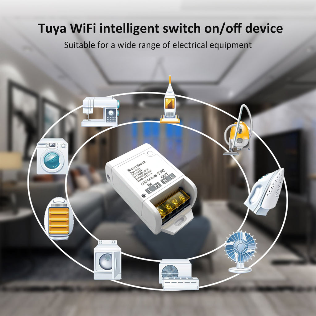 Tuya WiFi Smart Light LED Dimmer Switch Module Smart Life 30A – HEARTDECO