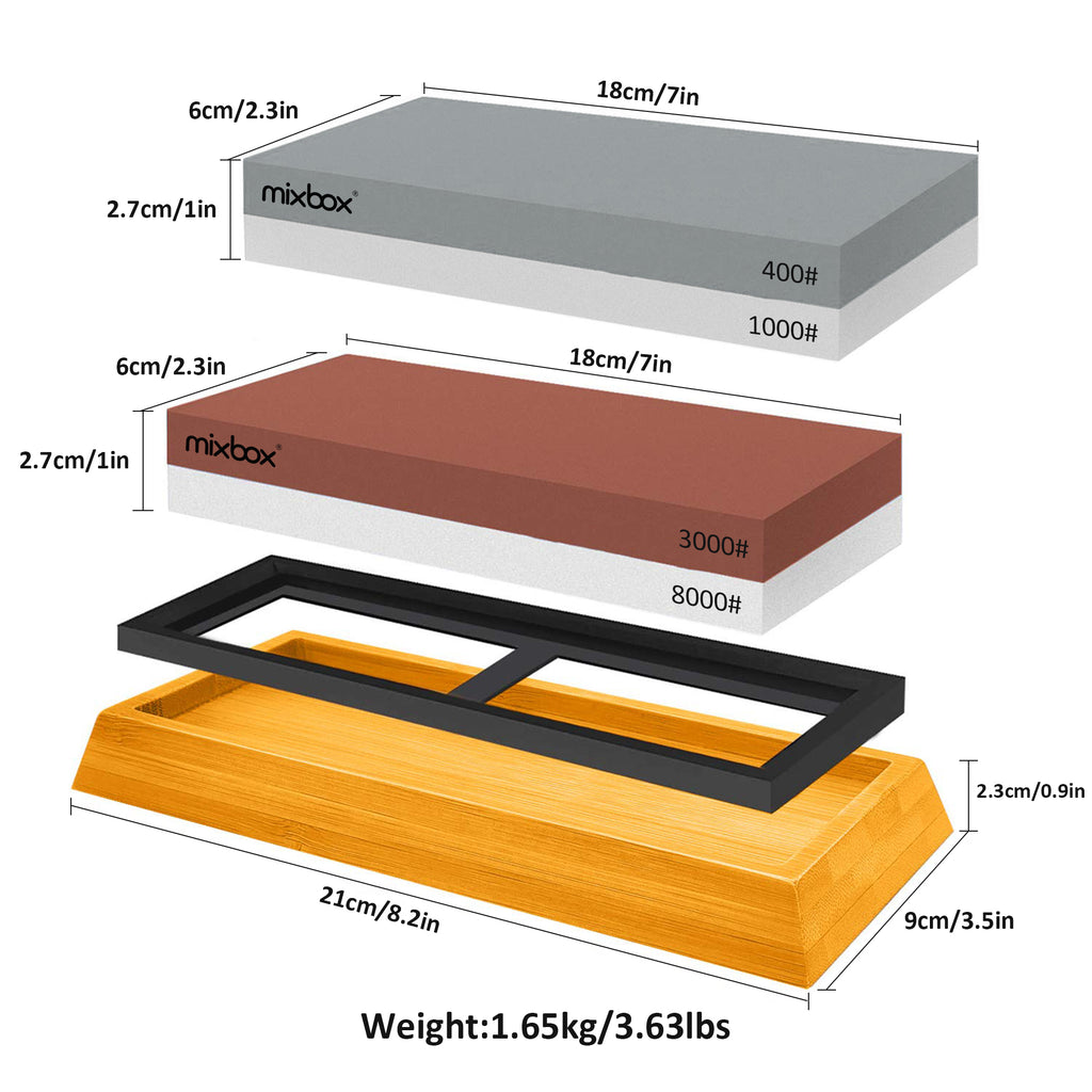 5Pcs Whetstone Knife Sharpening Stone Kit – HEARTDECO