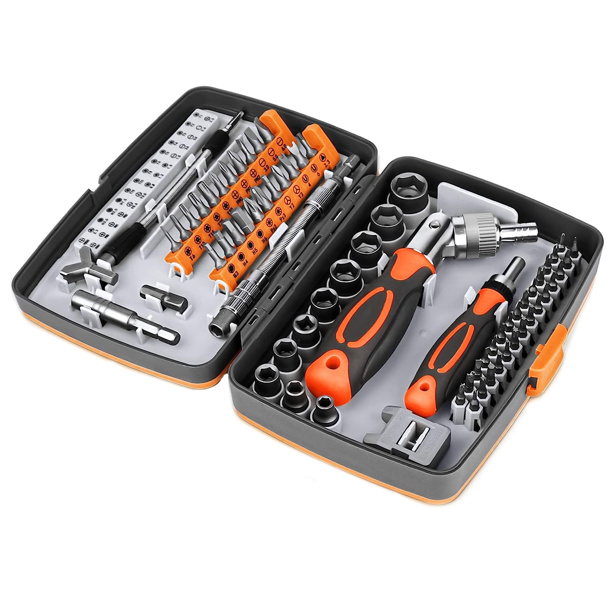 Screwdriver Rachet Box 68-in-1 Repair Screwdriver Ratchet Combination Set – HEARTDECO