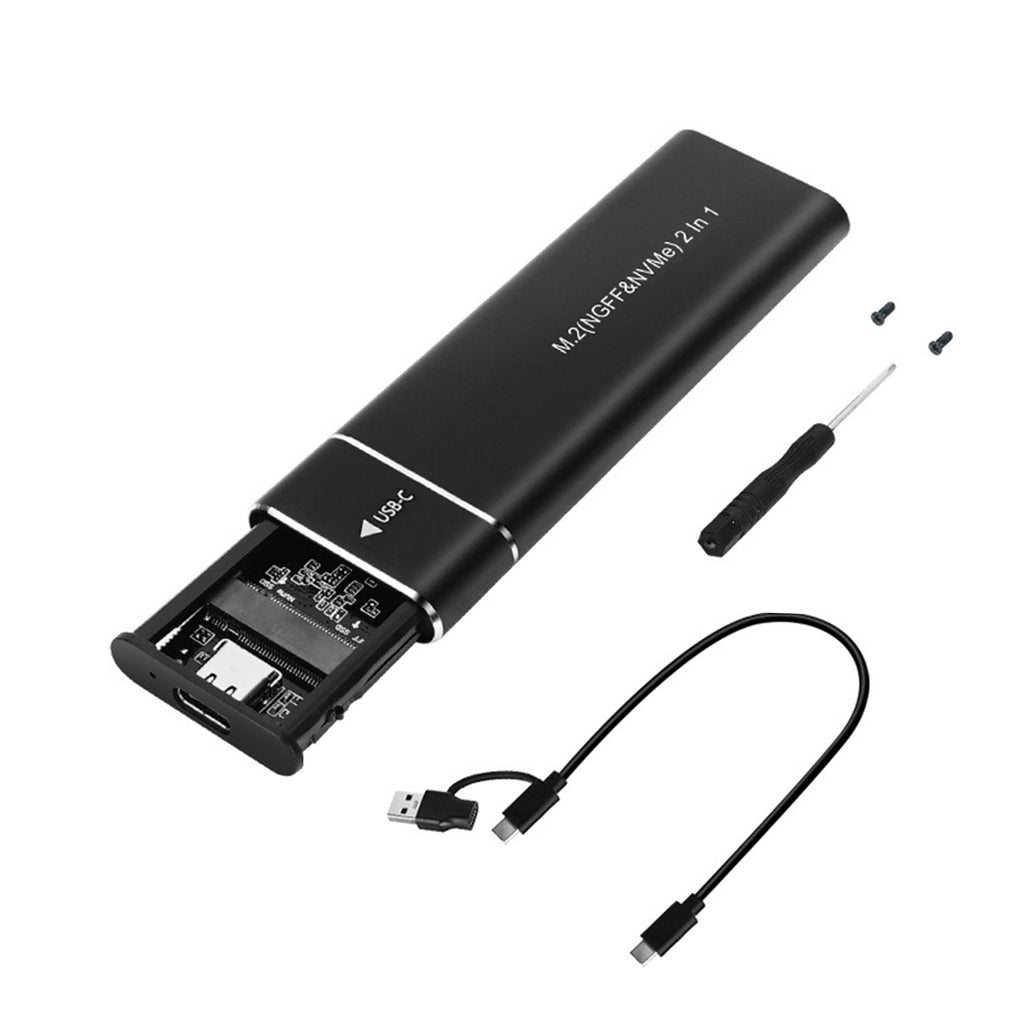 M.2 NGFF to USB 3.0/3.1 Type-C SSD Case Adapter Aluminium Box