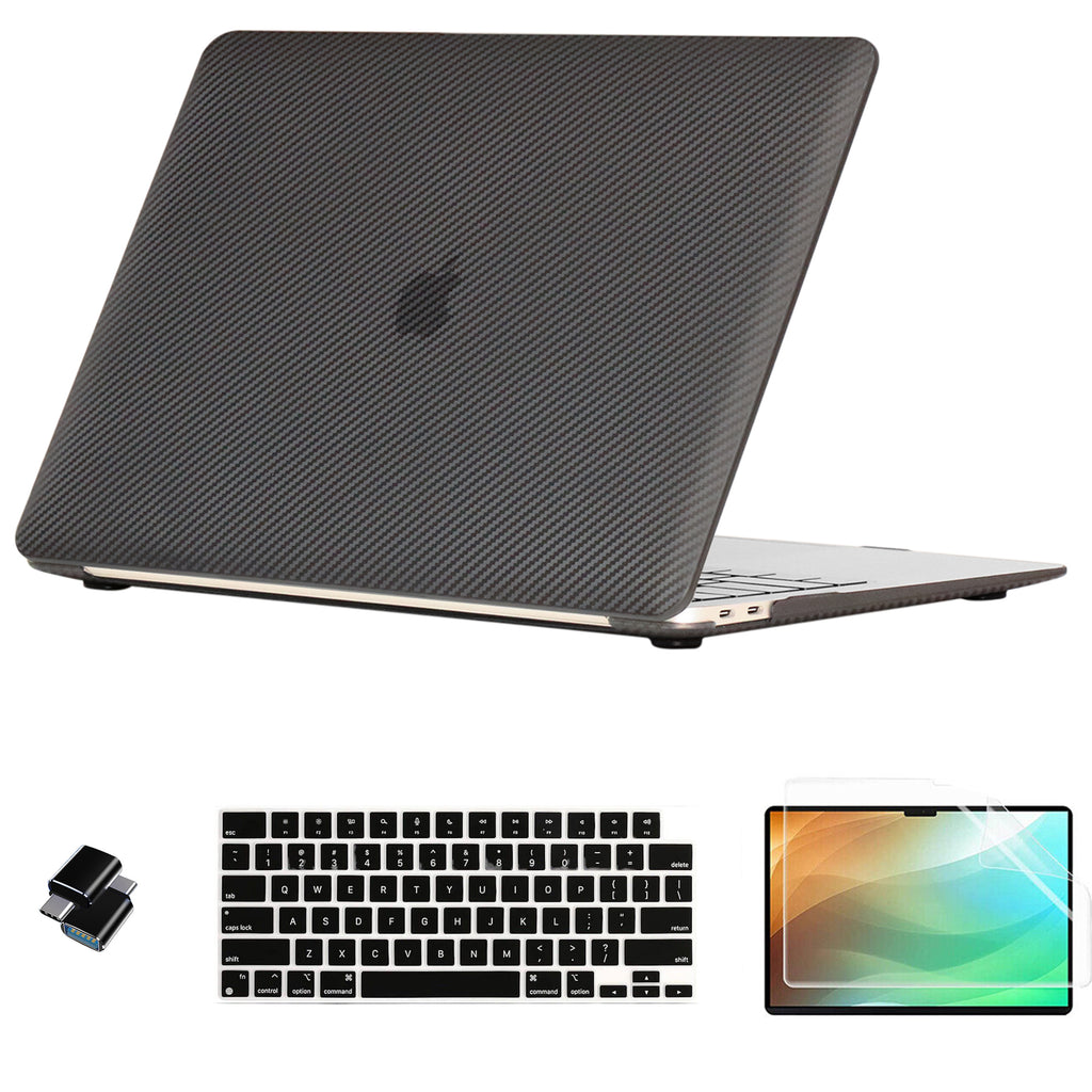 4 PCs Hard Shell Cover Set For Macbook Air 13.3inch A1932/A2179/A2337