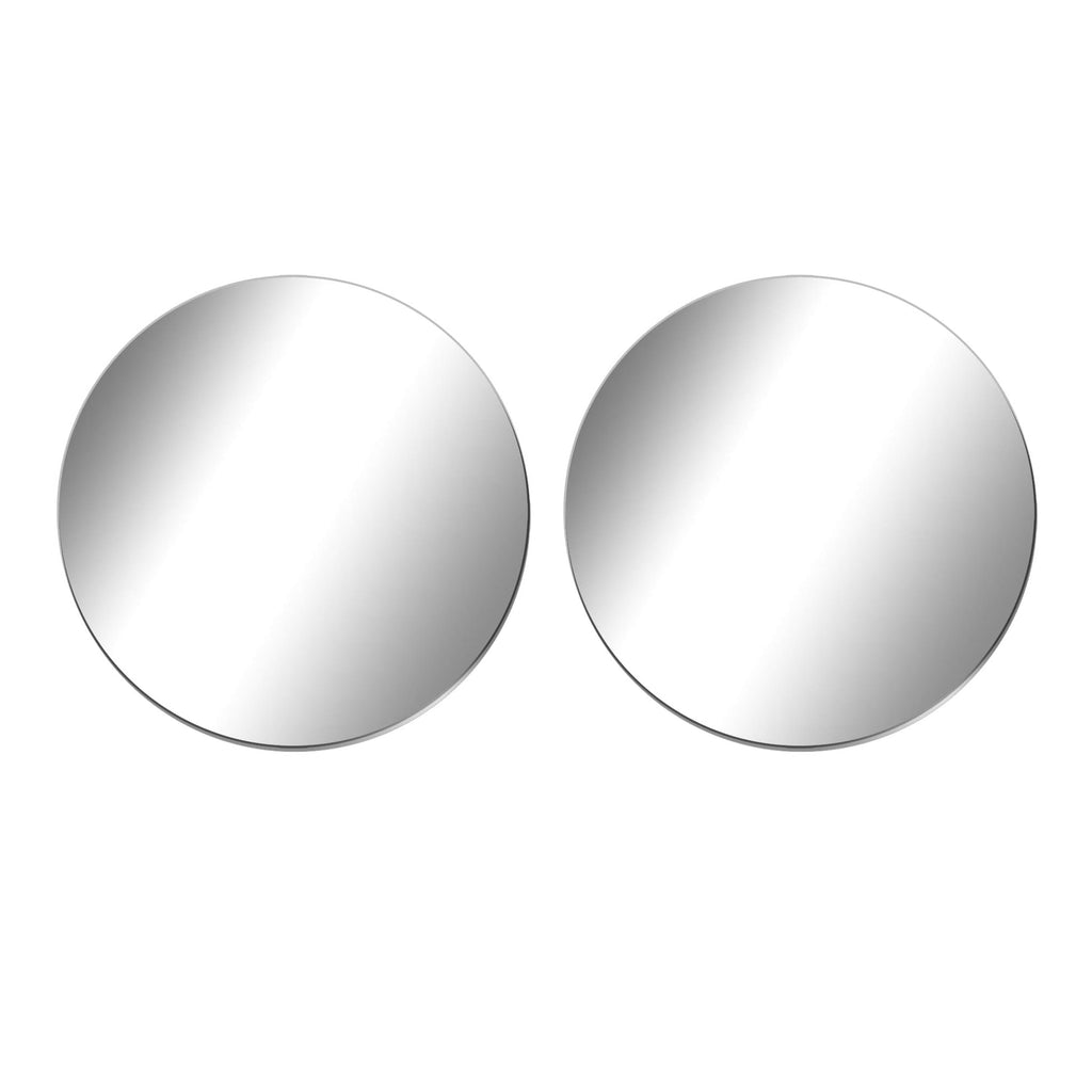 Mix Box 2 Pack 19'' Acrylic Self Adhesive Round Wall Mirror