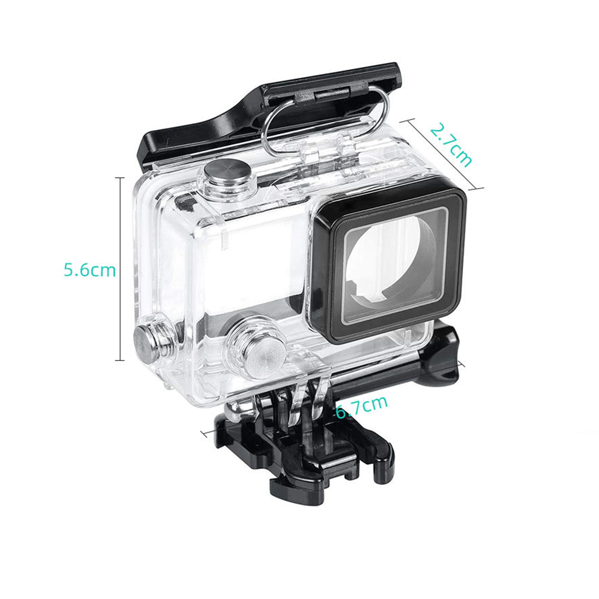 Mix Box GoPro Hero 9/10/11/12 Waterproof Dive Housing Case with 3 Lens ...
