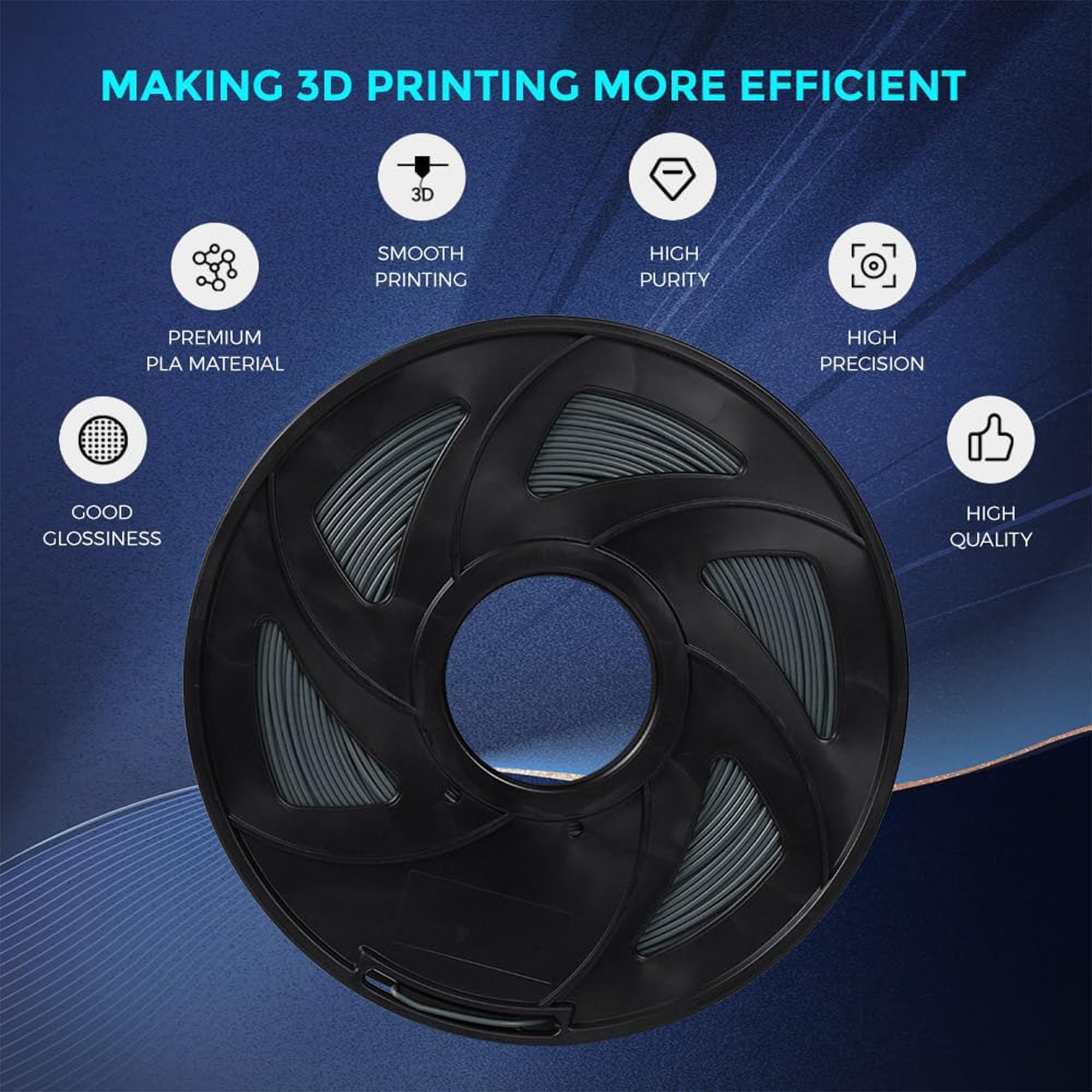 Mix Box 3D Printing PLA Silk Filament 330m,1.75mm ,1KG – HEARTDECO