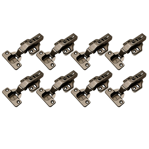 8PCs Stainless Steel Door Hydraulic Mute Damping Hinge