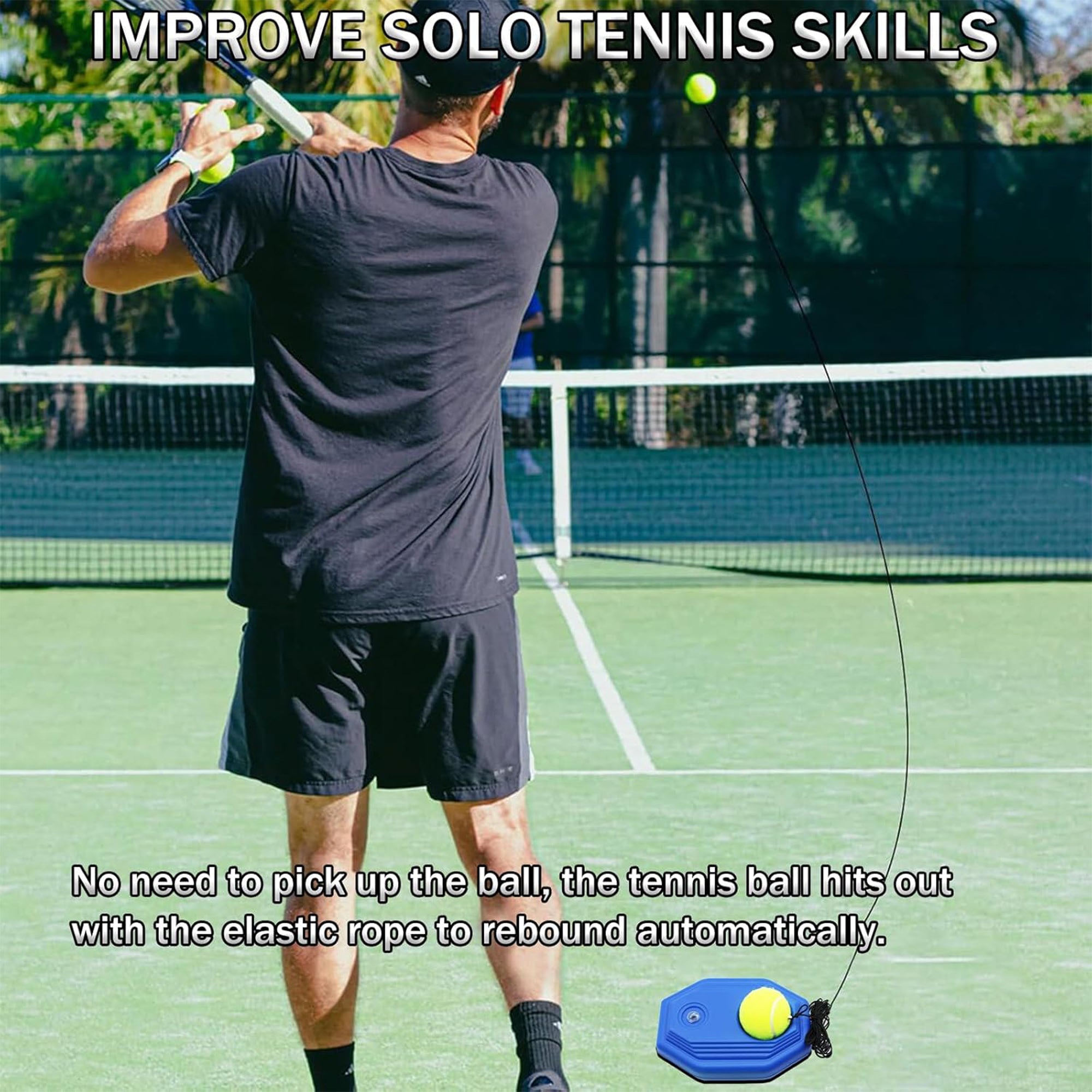 Mix Box Solo Tennis Racket Training Set – HEARTDECO