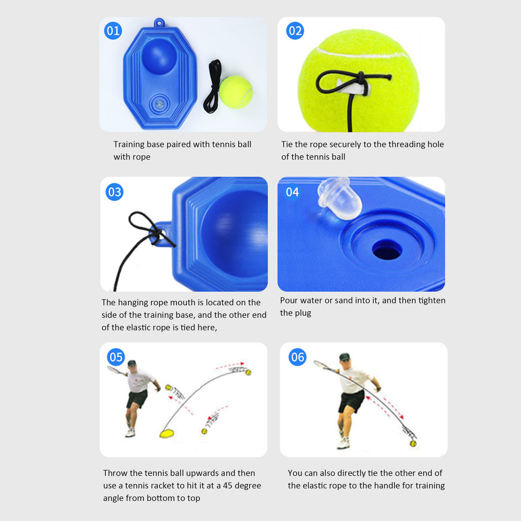 Mix Box Solo Tennis Racket Training Set – HEARTDECO