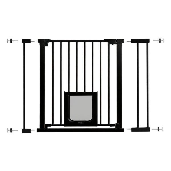 Mix Box 75-123cm Metal Baby and Pet Gate with Pressure Mount