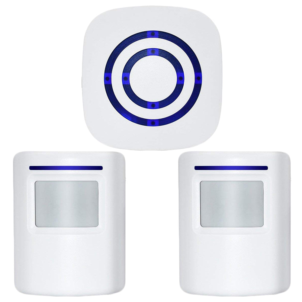 Wireless Doorbell with Motion Detector Sensor Alarm Home Security Kit