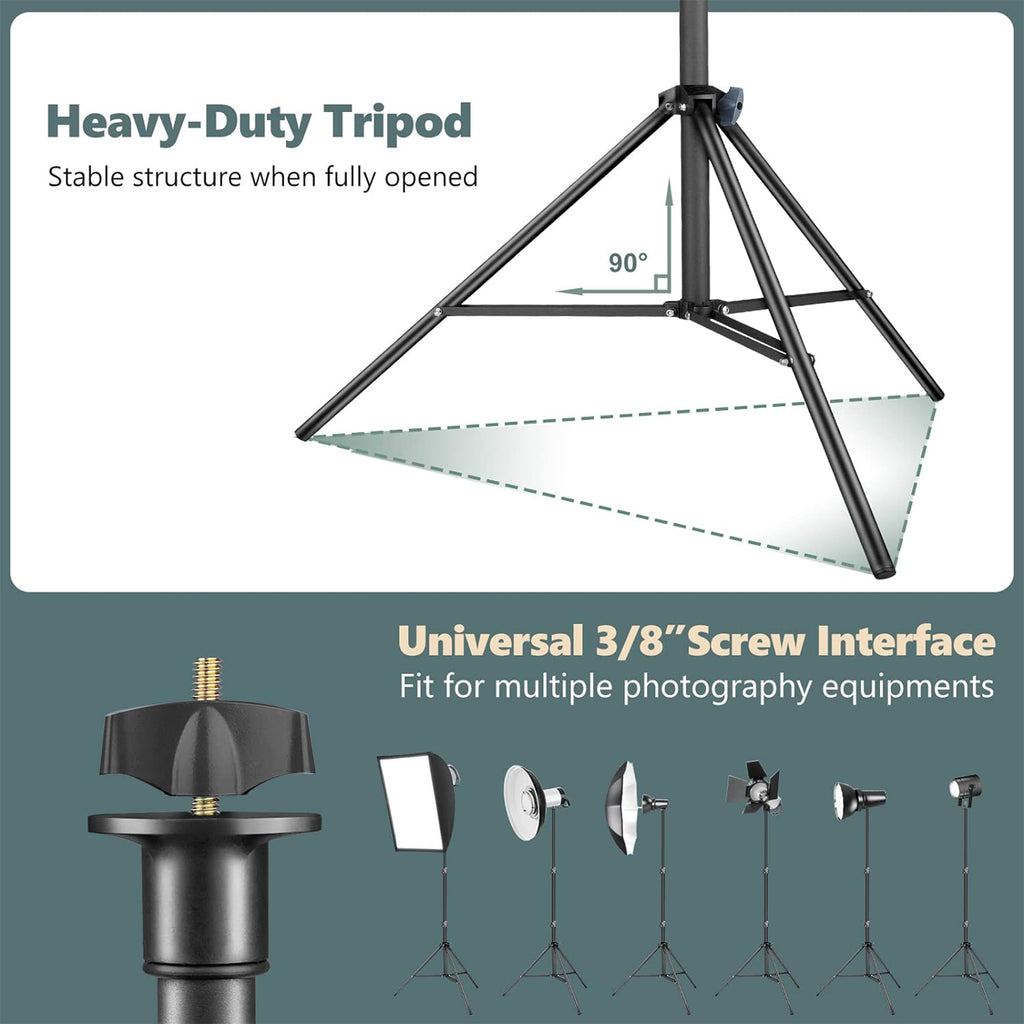2.6M x 3M Photography Backdrop Stand Kit – HEARTDECO