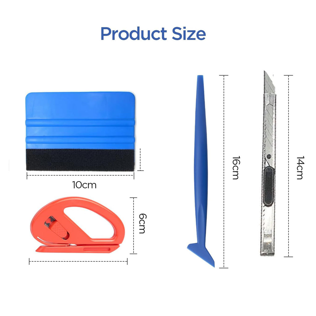 Mix Box 6 PCs Vehicle Vinyl Wrap Tool Kit Window Tinting Tool – HEARTDECO