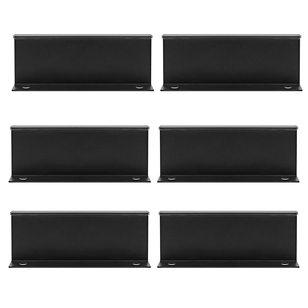 Mix Box 6 Pack 80mm Aluminum Finger Edge Cabinet Handles Drawer Pulls