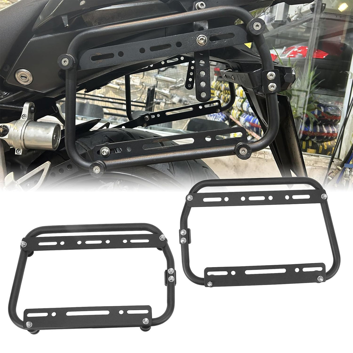Mix Box Motorcycle Side Case Support Racks Kit for 38L Motorcycle Side ...