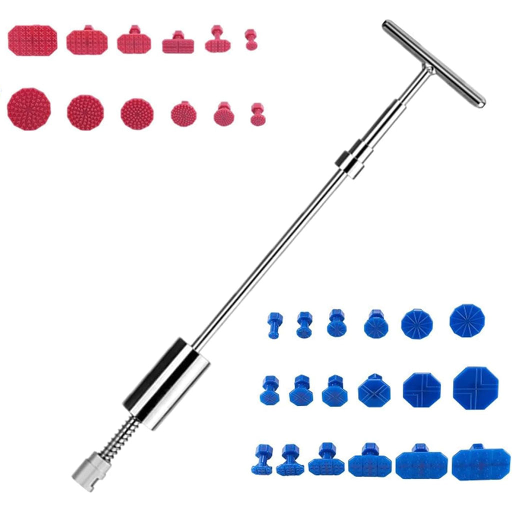 31 PCs Auto Body Repair Tool Dent Puller Kit With T Slide Hammer