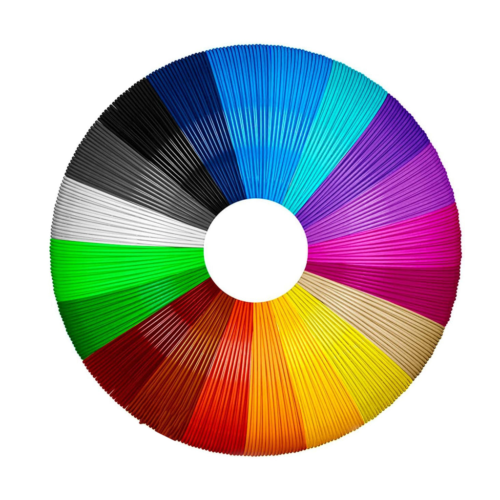 2 Pack 20 Colors 3D Pen 1.75mm PLA Filament Refills Kit