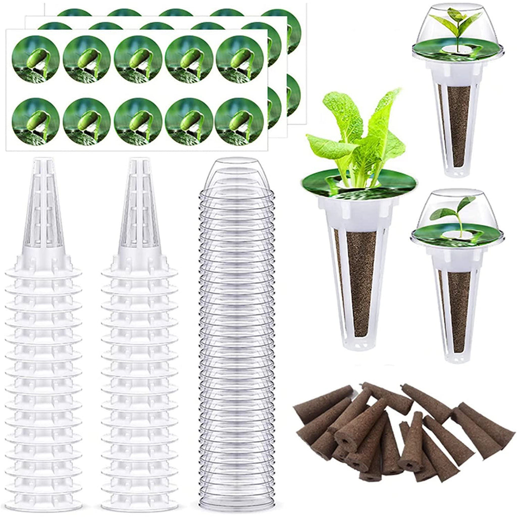 Mix Box Hydroponic Seed Pod Growing System Kit for Indoor Garden - 96 Pieces