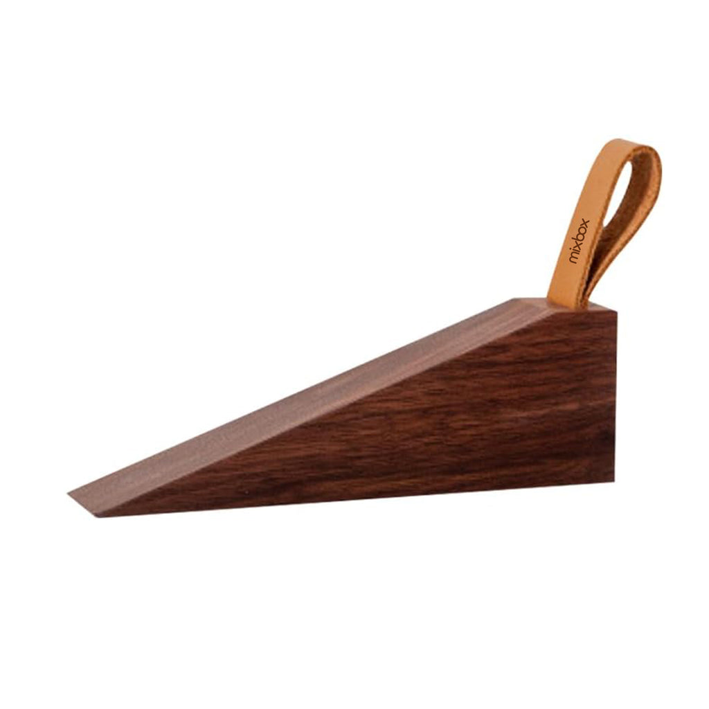 Solid Wood Doorstop with Rope Handle