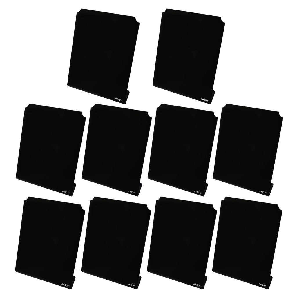 10 Pack L-Shaped Mini Menu Stand Chalkboard Signs