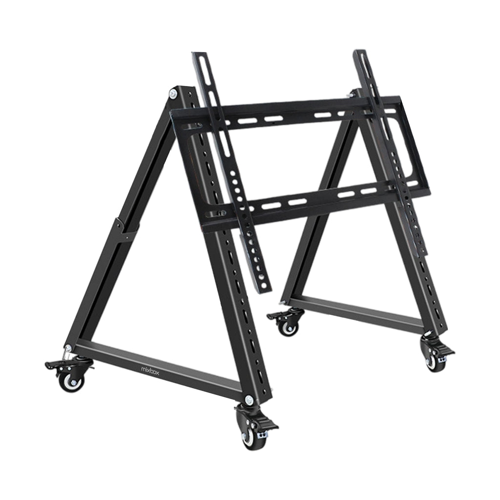 Low Height Mobile TV Cart TV Stand with Wheel for 32-70 inch