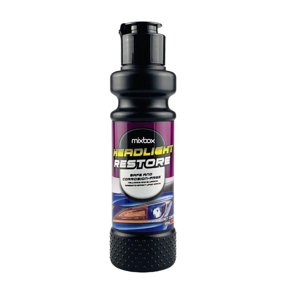 Mix Box 2 PCs Car Headlight Polishing Liquid Scratch Remover Repair Set