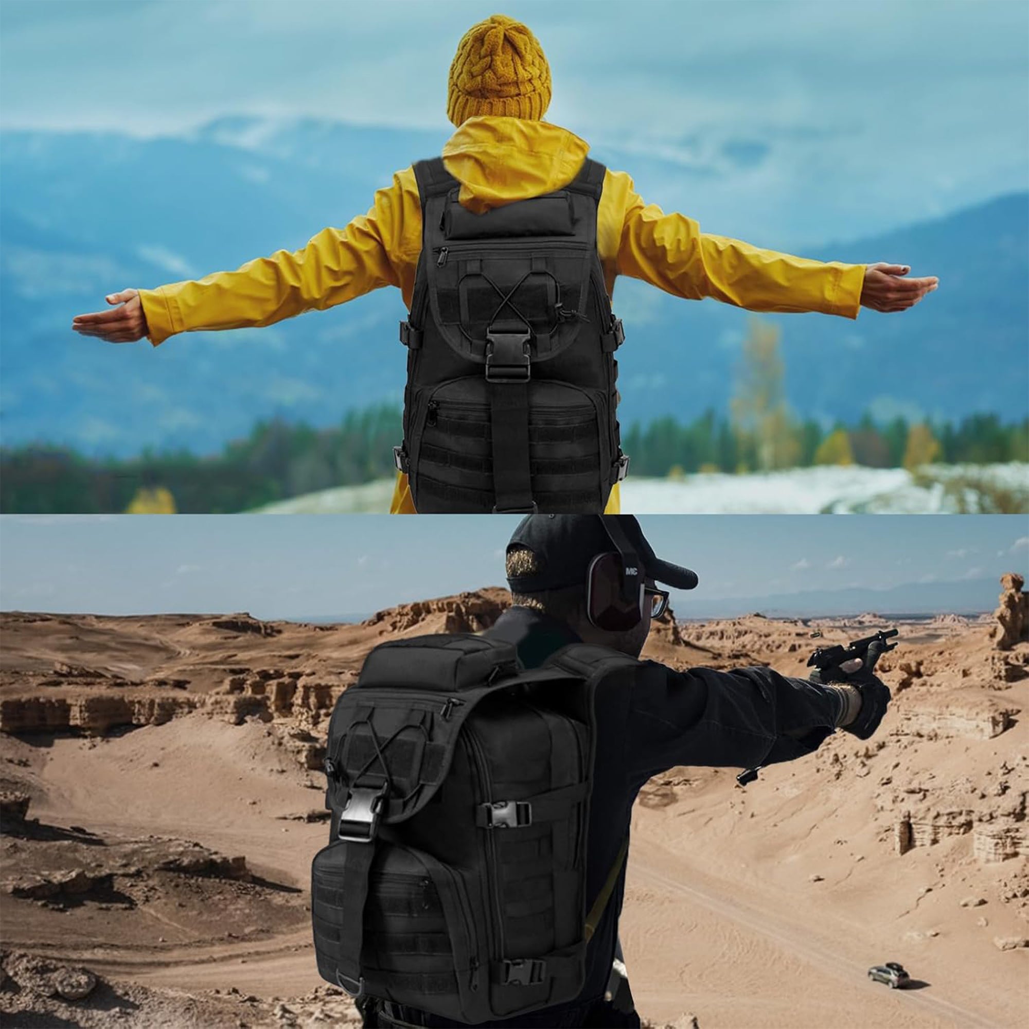 Mix Box Hiking Backpack Military Tactical Backpack-40L – HEARTDECO
