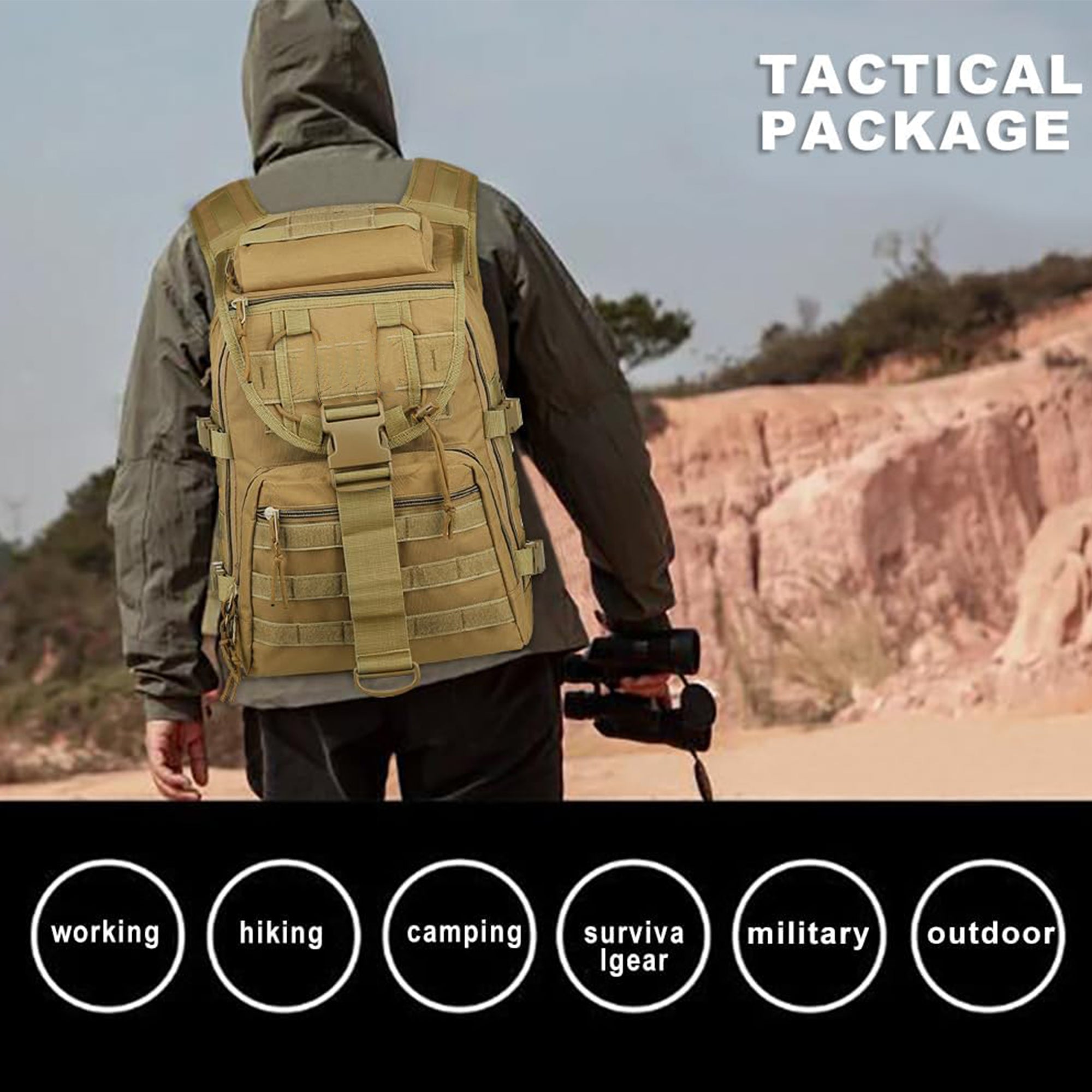 Mix Box Hiking Backpack Military Tactical Backpack-40L – HEARTDECO