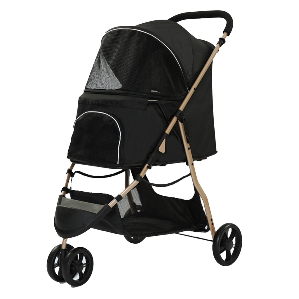 Mix Box Outdoor Foldable Pet Stroller Dog Stroller With 3 Wheels