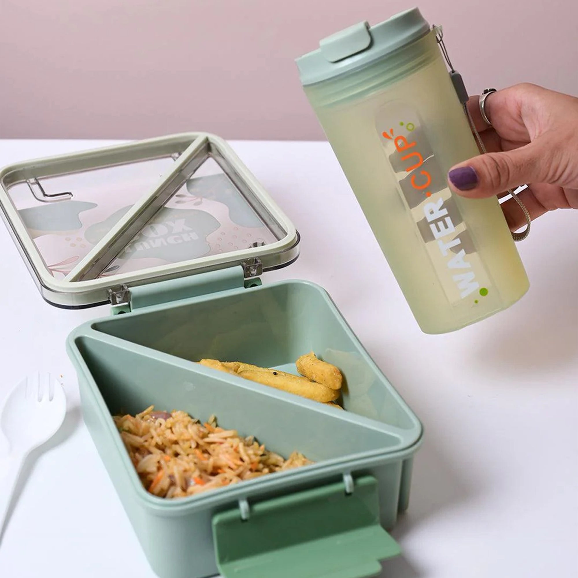 Mix Box Lunch Box and Water Cup Set – HEARTDECO