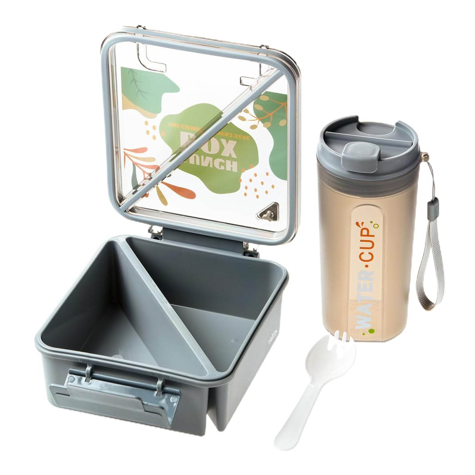 Mix Box Lunch Box and Water Cup Set – HEARTDECO