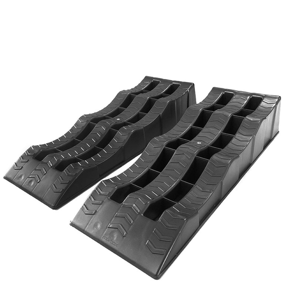 Mix Box 2 Pack Plastic Caravan Ramp Stepped Leveller Blocks Set