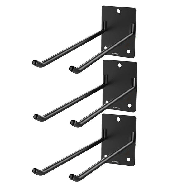 Mix Box Wall Mounted Storage Rack Hooker for GardenTool Organization-3 Pack