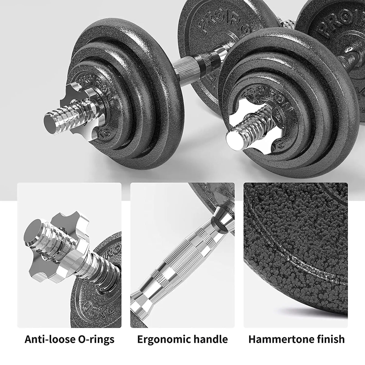Mix Box Adjustable Weights Dumbbells Set With Connecting Rod-30KG ...