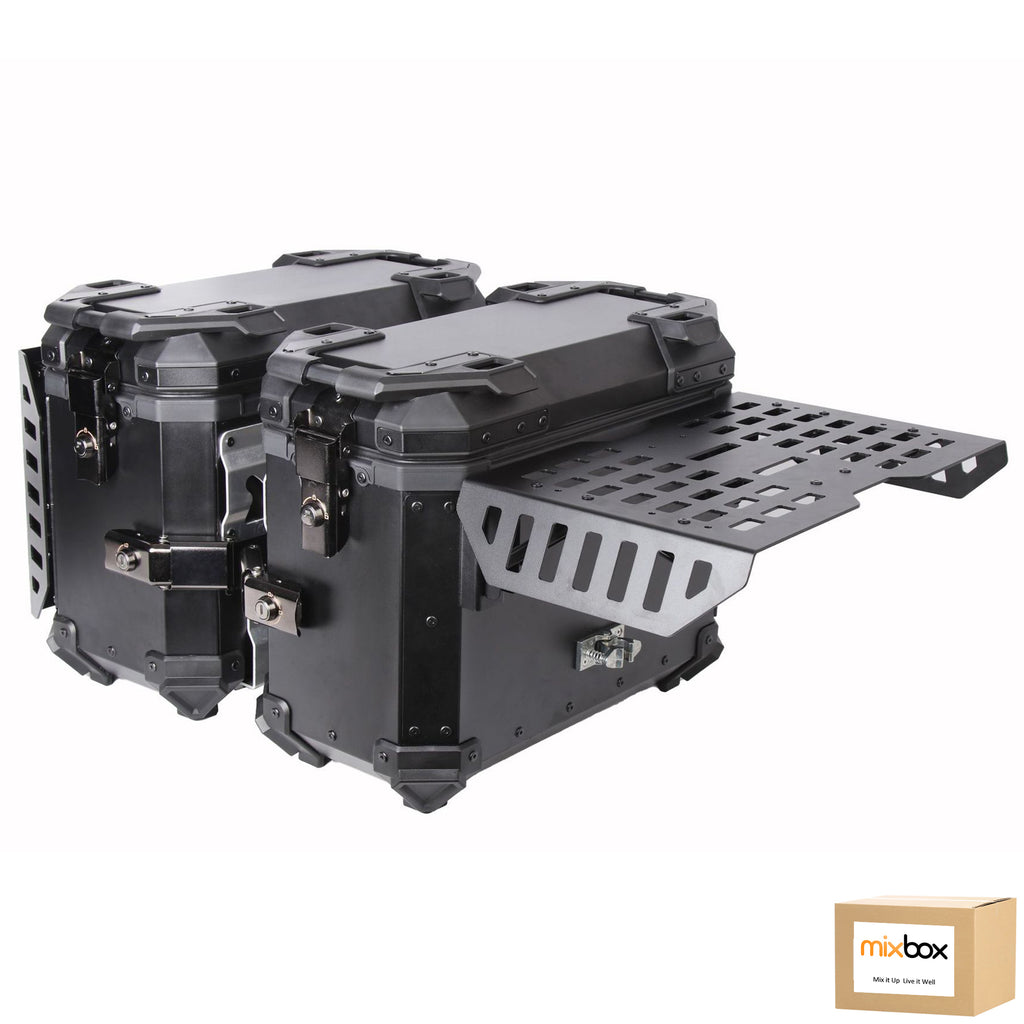 38L Luggage Universal Alloy Motorcycle Side Case with Key Lock Set