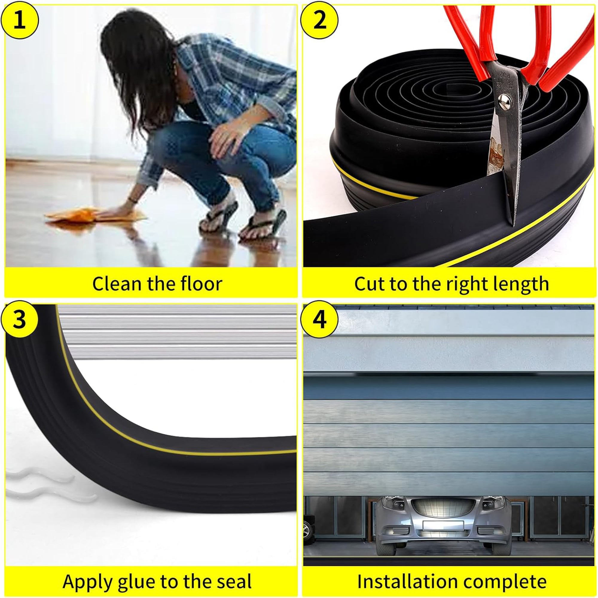 20FT Garage Door Threshold Weather Seal Strip for Double Garage Door K ...