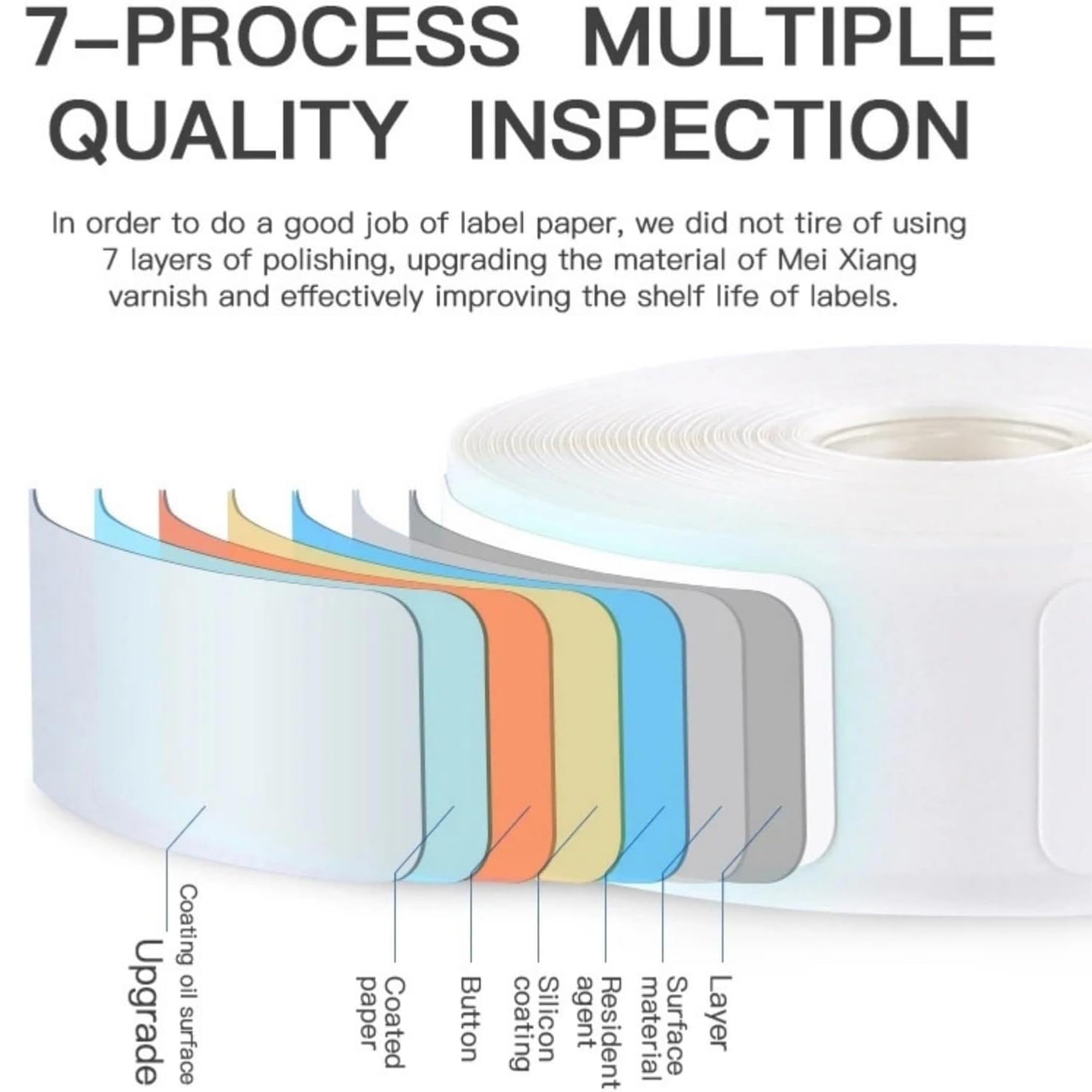 Mix Box Self Adhesive White Labels Thermal Sticker,15x30mm,230 Labels ...