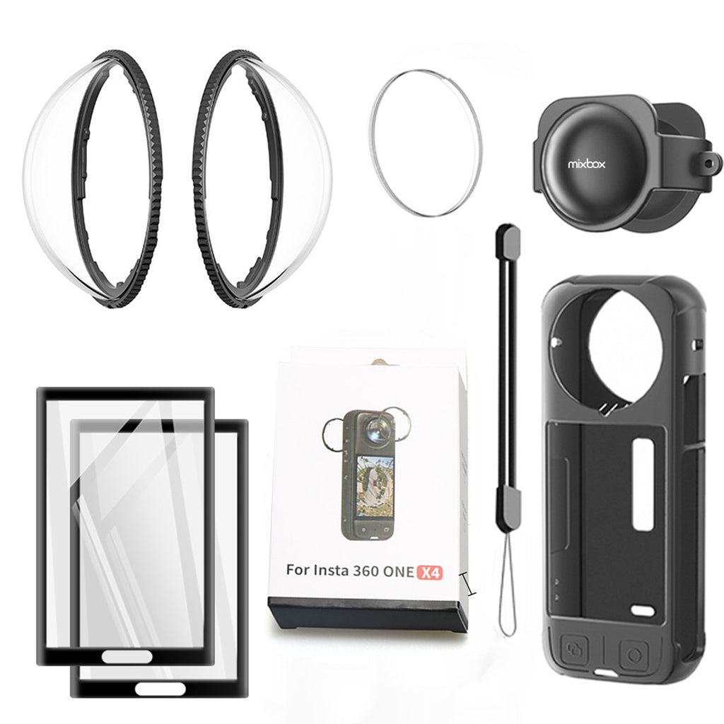 Mix Box Lens Protector Kit Compatible with Insta360 X4