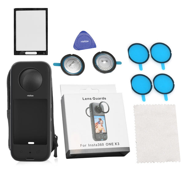 Mix Box Lens Protector Kit Compatible with Insta360 X3