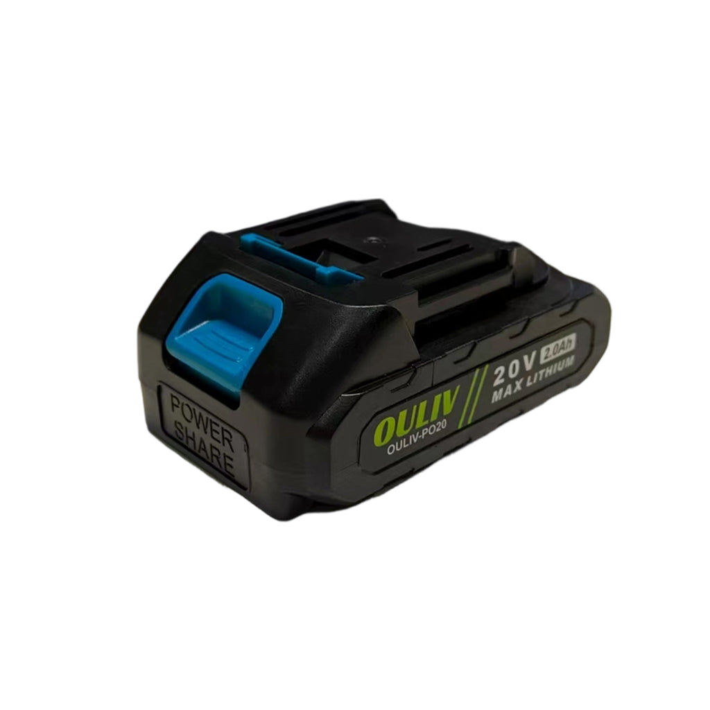 OULIV 20V Li-Ion Cordless Battery Pack - 2.0A Compatible with Makita