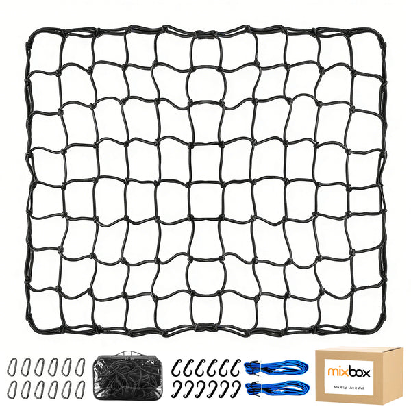 210x150cm Car Universal Storage Bungee Luggage Cargo Net Kit with Hooks