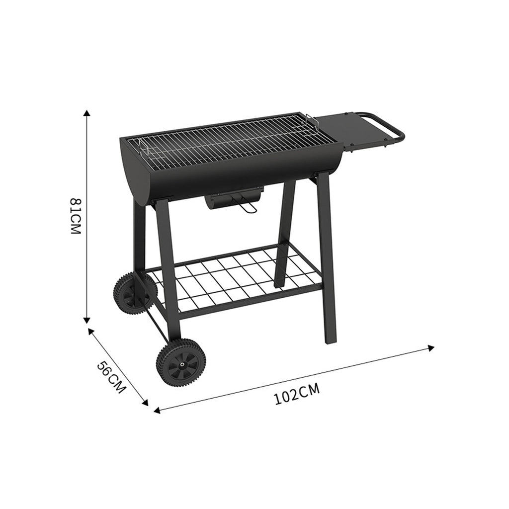Mix Box Portable Outdoor Charcoal Grill-Black