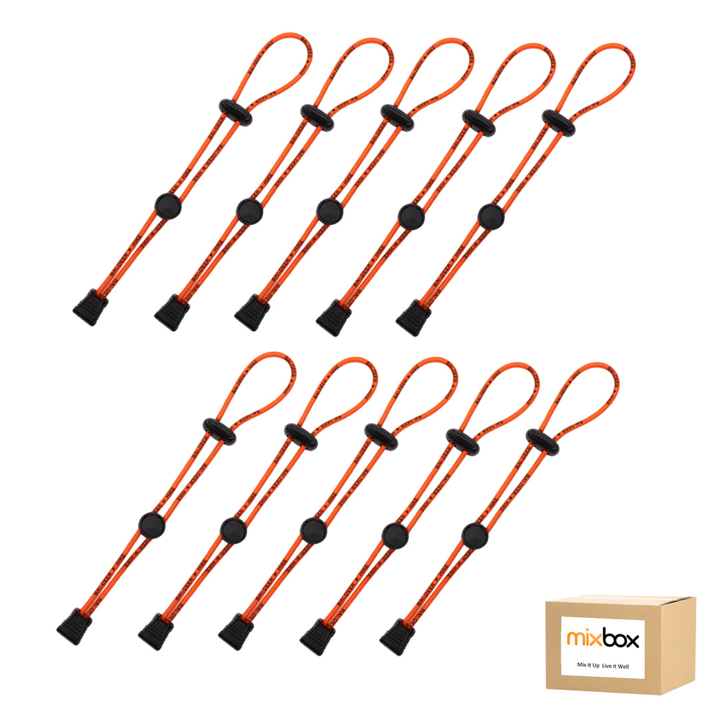 Mix Box 10 Pack Elastic Rope Fasteners, Backpack Accessories, Hiking Poles