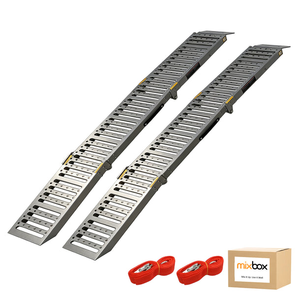 Mix Box 2 HeavyDuty Foldable Aluminum Truck Loading Motorcycle Ramp Kit