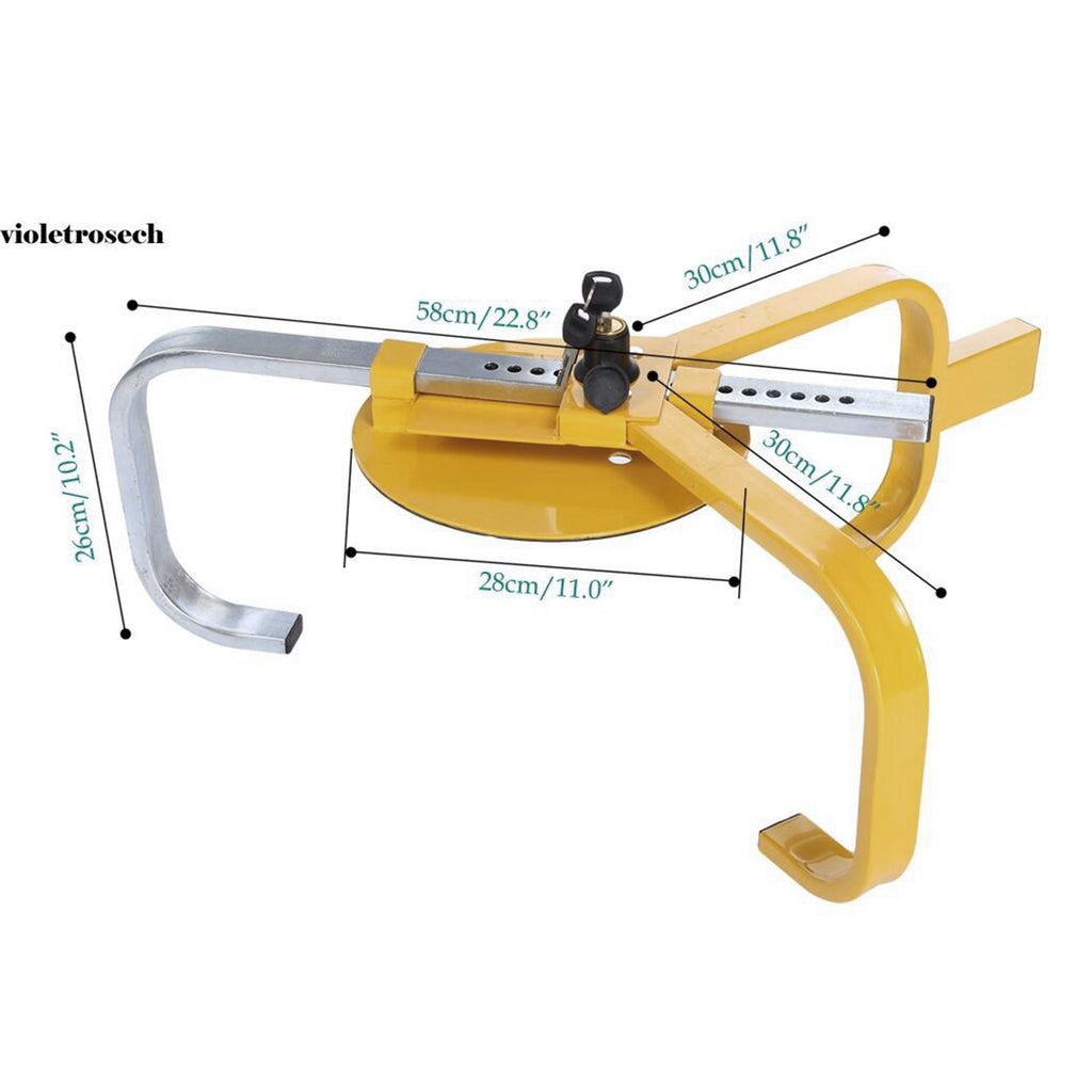 Mix Box Anti-Theft Heavy Duty Car Wheel Lock Clamp – HEARTDECO