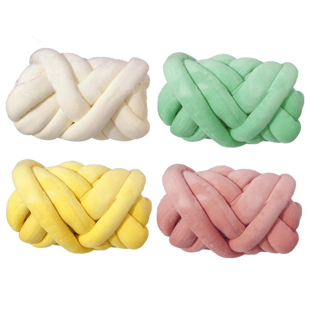 Mix Box Baby Cot Braided Crib Bumper Cot Bed Protector Kit-4 Pack,each3.5m